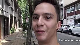 Straight Guy Sucks Cock for Cash in Hardcore Gay Action!