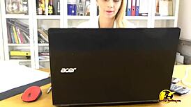 Secretary Uses Breast Pump in Office for Milking Tits