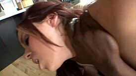 Dirty white sluts explore interracial cock in wild session