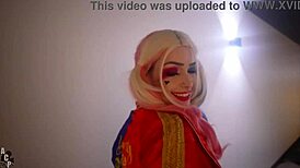 i’m shattered as joker wrecks my pink pussy hard