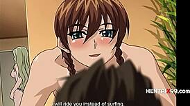 These girls crash into scissoring for hardcore threesome fun