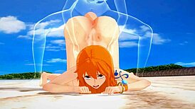 Nami gets wild with you in 3D One Piece animation