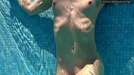 Nicole pearl super hot and horny shaking ass in the pool