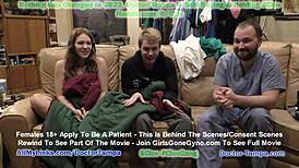 playing doctor for pregnant nova maverick’s checkup in florida. her big tits spread wide for exam.