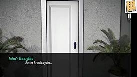 My New Family 26: Blonde And Redhead Cartoon Sisters With Small Tits