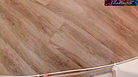 stepdaughter seduces stepdad after spanking turns her on with hairless pussy