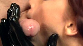 fucking in shiny latex lingerie and high heels 😍