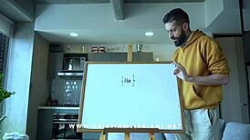 sexy latina pornstar cristian cipriani dominates in lingerie during reality show interview about living off porn