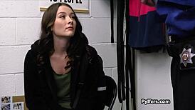 horny mall cop records juicy pussy fuck