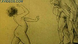 vintage erotic drawings that tease with every stroke of the pen