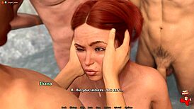 golden mean ep 21 threesome handjob outdoors