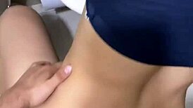 Guy meets cute girl at party and fucks her in disco bathroom