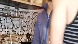 Plumber Gives Blowjob and Facial With His Big Cock in Roleplay