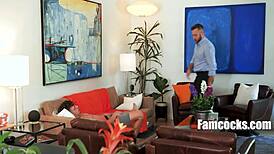 stepdad inspects my body after orgy?