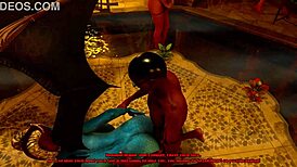 a dangerous pact with a monster's big ass in anime