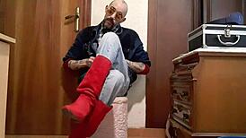 gay melvincoficial enjoys big cock with fake vagina