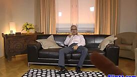 i suckin euro cocks in brit threesome, oops