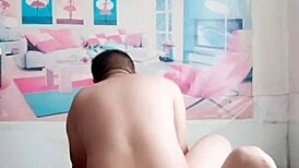 The hairdresser and his boyfriend share a moment.