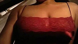 I Suck On Black Tits In Red Tank Top With Nipples