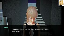 My New Family 26: Blonde And Redhead Cartoon Sisters With Small Tits