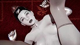 silver screen inspired - a prom queen gets creampied - vintage 3d porn
