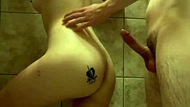 fucking wet step sister in the shower with anal