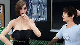 In this episode, violet licks my ass before swallowing a big load of cum.