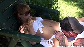 Patio group pounding!