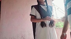 Indian girl gets pounded by her tuition teacher in wild session