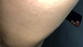 Glory hole in swing house pulls wife's panties aside and thrusts - couple enjoys cuckold filming teaser