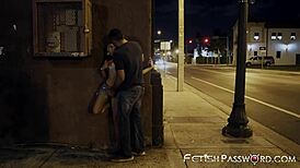 I'm overwhelmed as Holly Hendrix gets tied and doggystyled outdoors