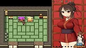 Kunoichi peony gameplay with groping and cum