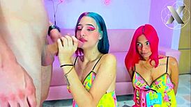 jazmin and candy, why you fuckin’ her throat so rough?