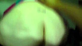 Big Booty White Girl Bounces on Black Dick POV