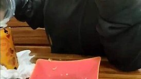 real madrid fans enjoy amateur fun with young colombian girlfriend