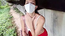 I enjoy solo masturbation in a public beach spot