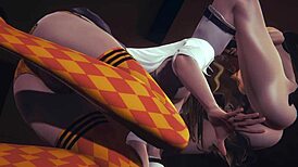 Yo, this hentai 3D uncensored Hermi hardsex at university is wild Japanese anime!