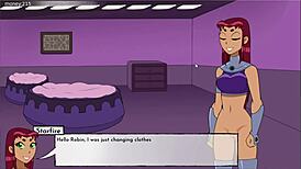 18titans episode 57 features anime cartoon hentai game action