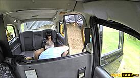 Role Play Pussy Cat Chick Fucked Hard on Back Seat