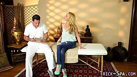 Conned Teen Massaged Into Sticky Cum Finish