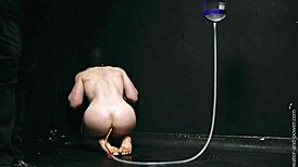 Bound european hentai in yoga bondage