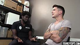 Black Cop Nails Straight Teen in Interracial Clash