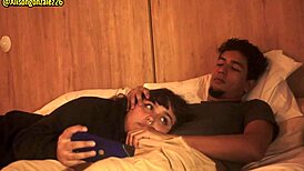 Watching Netflix with my stepsister, but I couldn't resist shoving my cock in her mouth, almost getting caught