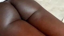 I get my beautiful black ass massaged