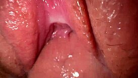 זיין מקרוב מאוד כוס צעירה 18+ צרה כוס קרמית מדהימה!