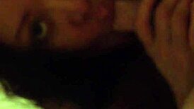 Mature Latina Anna Maria Gives Retro POV Blowjob to Husband