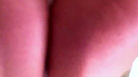 My horny step sister fucks herself in the shower with double penetration