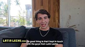 Latin Leche - Sexy Latin twink boys pound hard in raw camera action