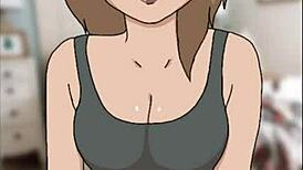 Xmas Visitor Arrives at the Cartoon House for Holiday Cheer.