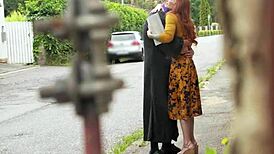 forgive me father - innocent redhead milf widow's first big dick hardcore public pick up sex